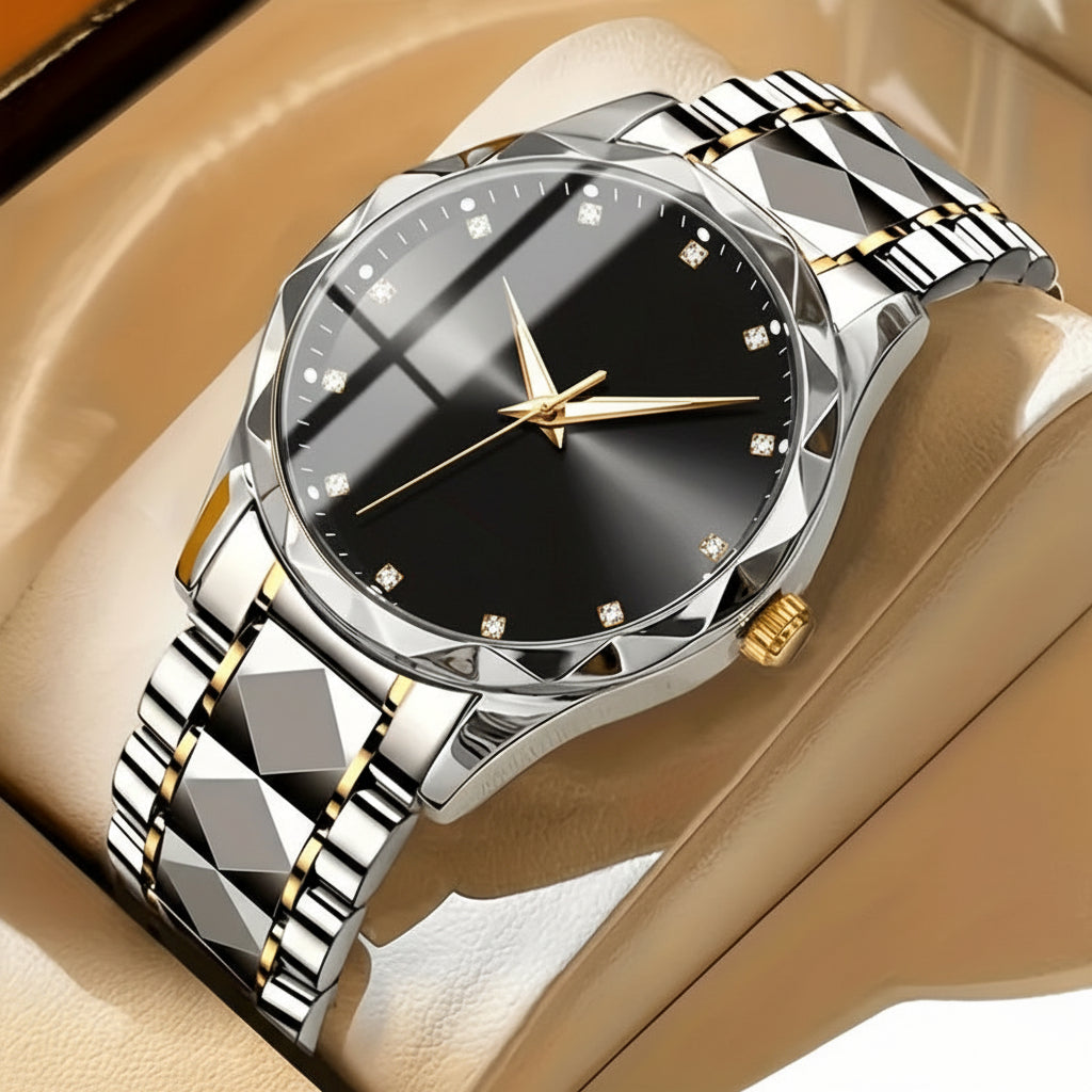 Men's Titanium Chronograph Sports Watch — Multifunction Digital Quartz