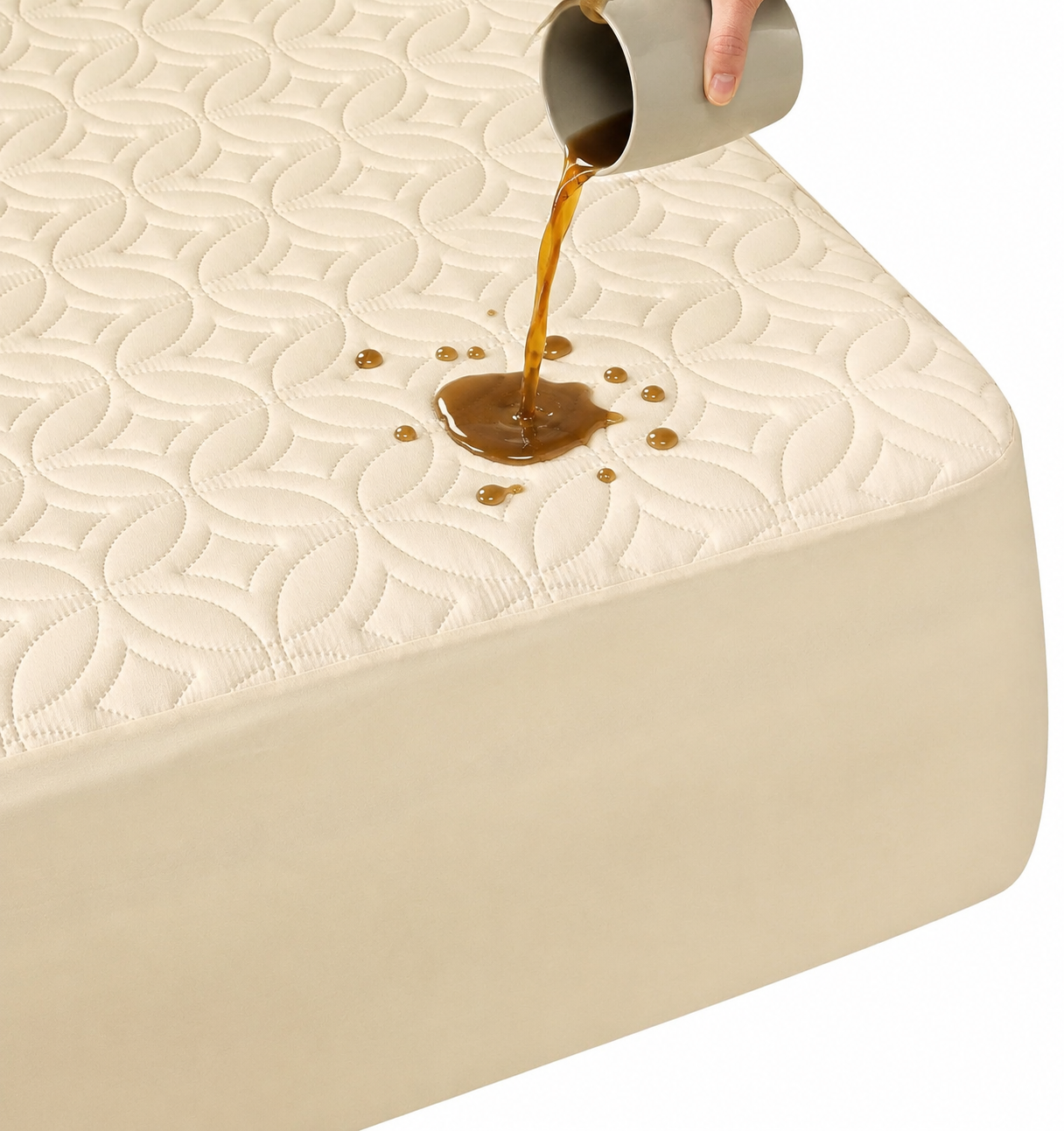 ComfortGuard wasserdichter Matratzenschoner – extra tiefe Seitentaschen, atmungsaktiver Bezug