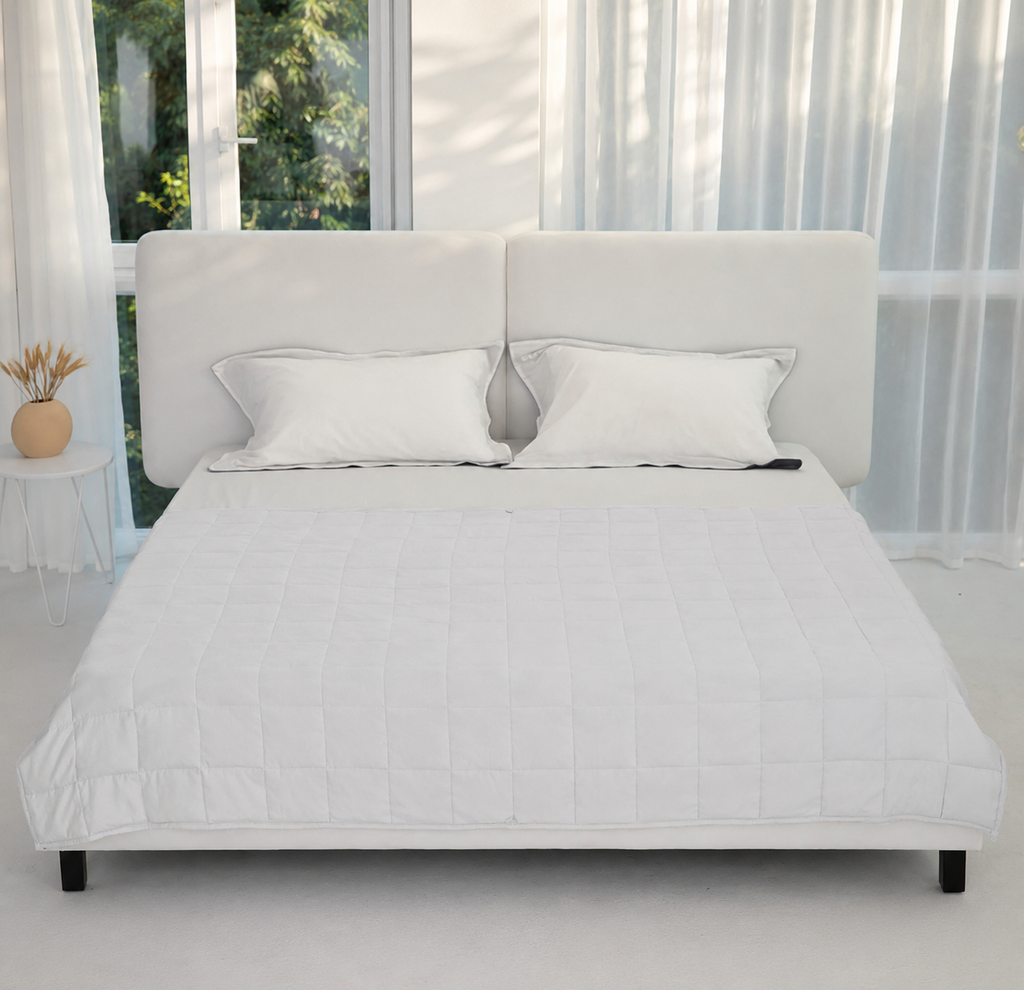 Pătură ponderată Cozy Comfort pentru adulți — husă din material respirabil și răcoritor
