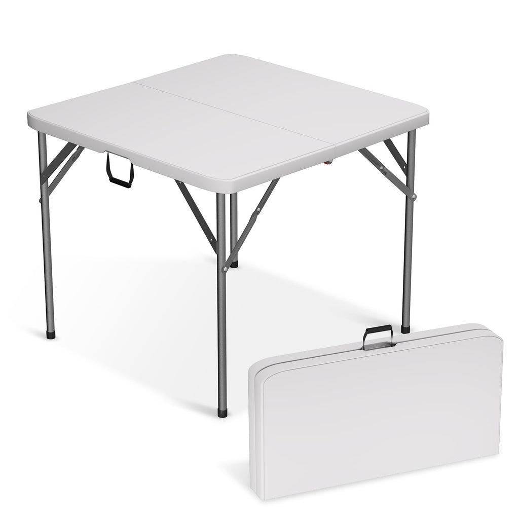 Tavolo da picnic pieghevole — altezza regolabile di 4 piedi, struttura portatile robusta, piano da 48x24 pollici, 15.21 libbre