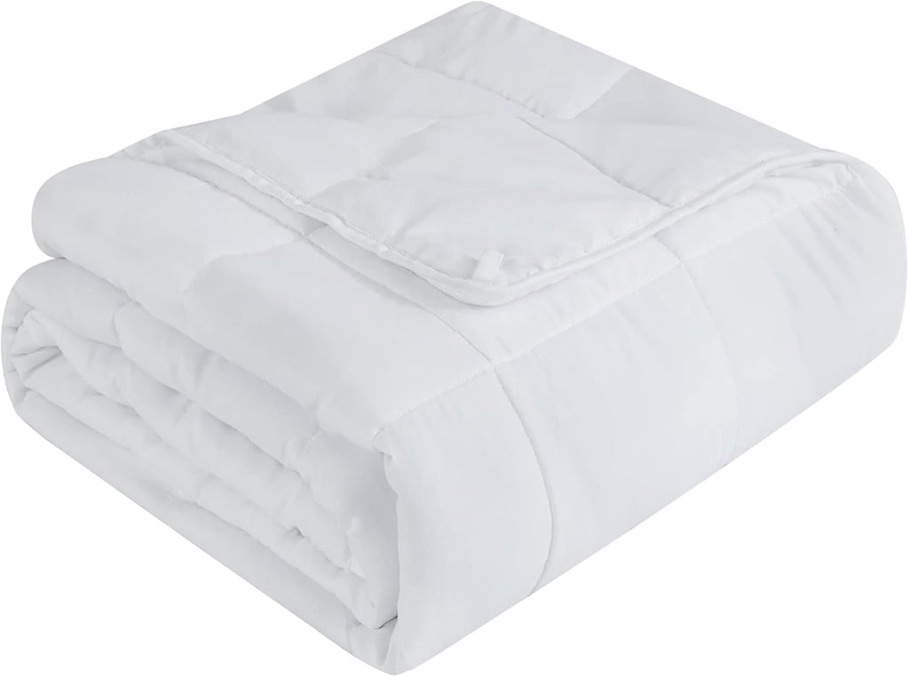 Pătură ponderată Cozy Comfort — țesătură din microfibră răcoritoare, umplutură cu reglare termică
