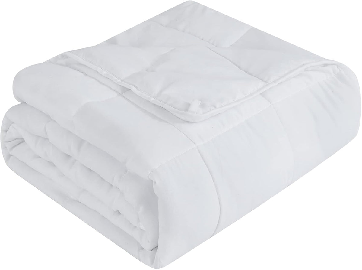 Pătură ponderată Cozy Comfort — țesătură din microfibră răcoritoare, umplutură cu reglare termică