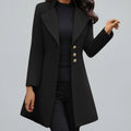 Women's Longline Belted Coat — Hooded Water-Resistant