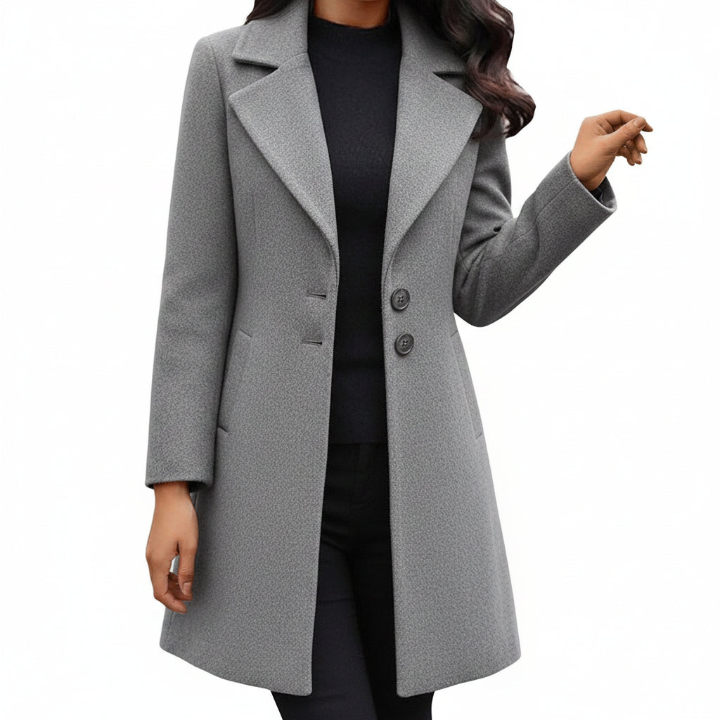 Women's Longline Belted Coat — Hooded Water-Resistant