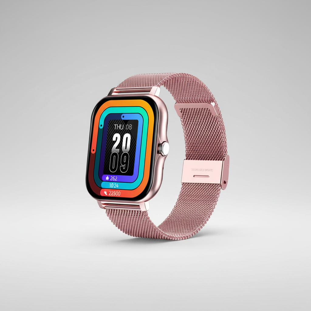 Dámské fitness chytré hodinky Pulse s dotykovým displejem - monitor zdraví
