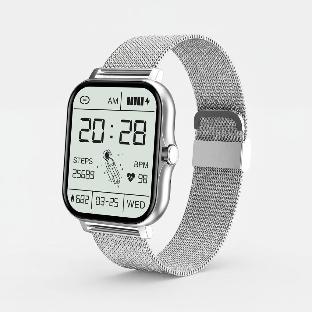 Dámské fitness chytré hodinky Pulse s dotykovým displejem - monitor zdraví