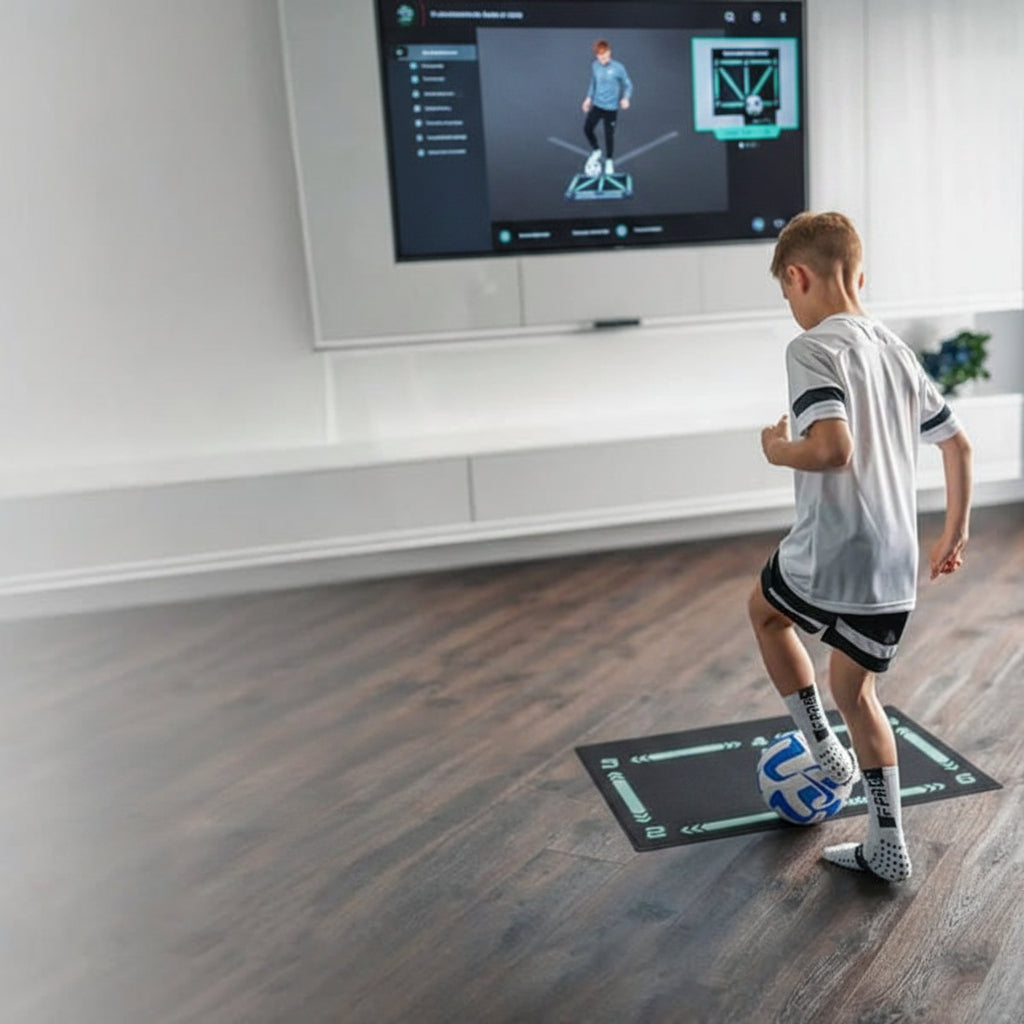 World Cup Soccer Skill Development Training System — Compact 2 x 6.56 ft Practice Surface