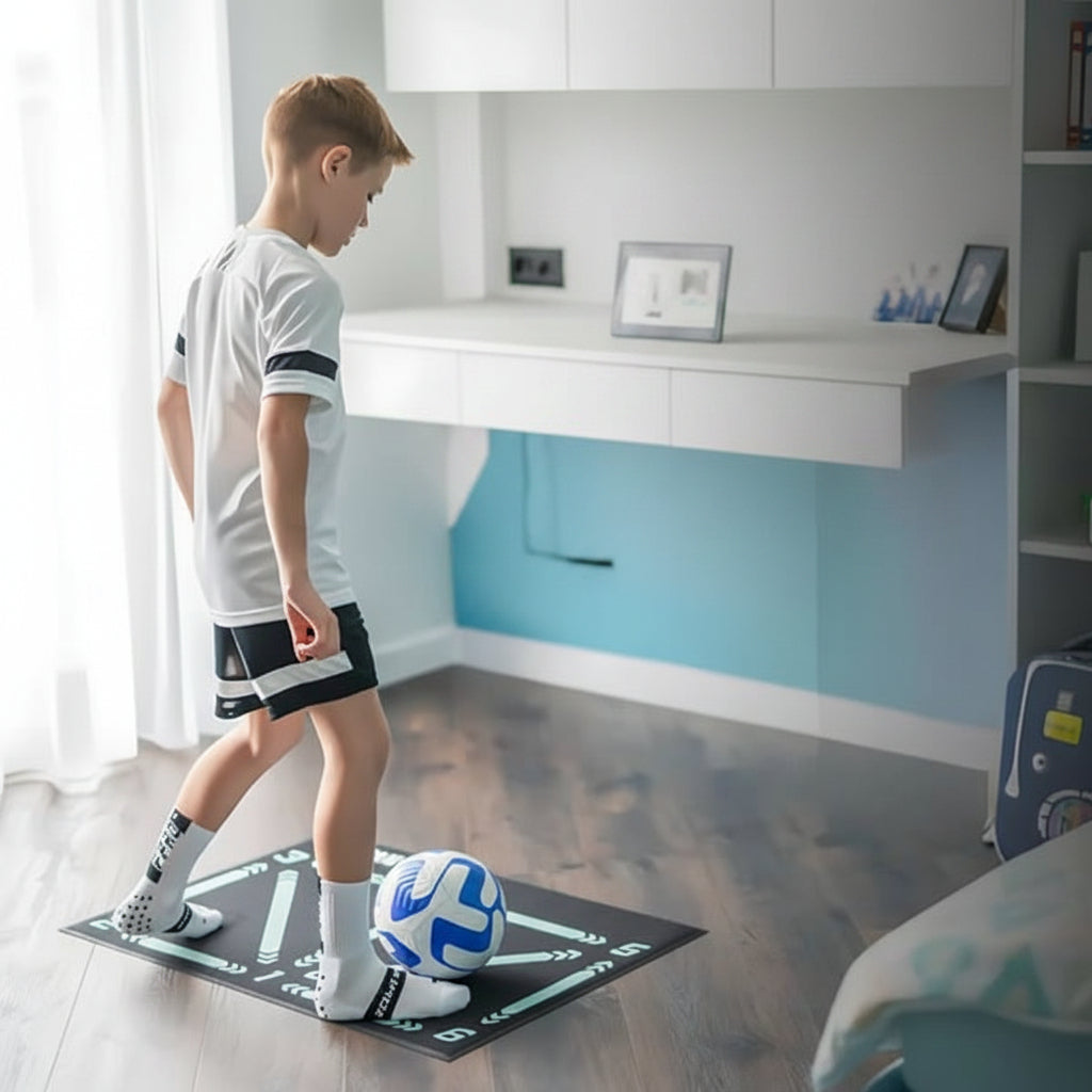 World Cup Soccer Skill Development Training System — Compact 2 x 6.56 ft Practice Surface