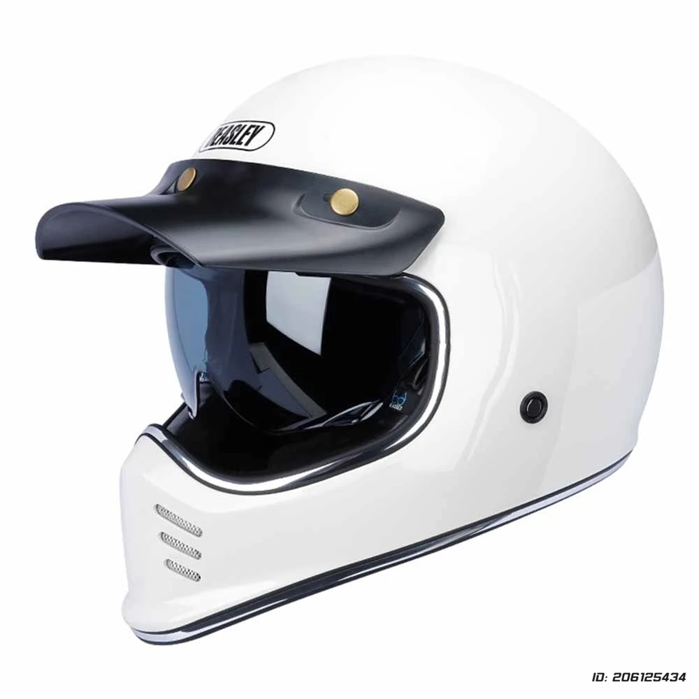 Casco integral vintage de motocross - Meowbutter